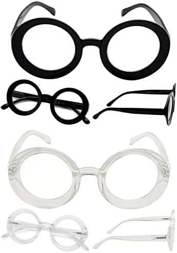 Лур Тркалезни Очила За Читање За Жени - 4 Пакет Дами Читатели Голема Рамка +1.75