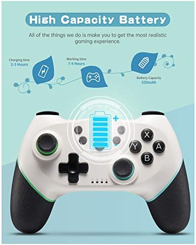 Контролер на безжичен прекинувач, контролер на Binbok Pro за Switch, далечински играч со џојстик за игра ， gamepad joystick Поддршка