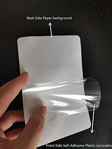 20-пакет чиста самолеплива пластична хартија, 4x6 инчи