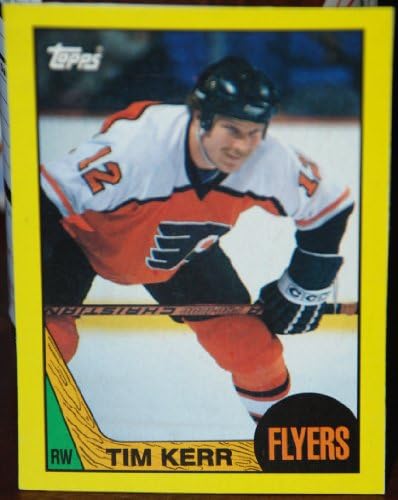 1987-88 Топс Тим Кер #Б Филаделфија Флаери кутија дно NHL хокеј картичка