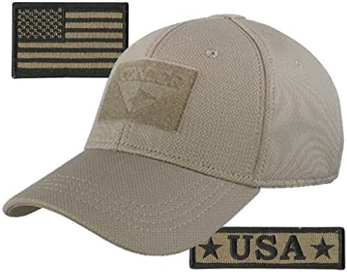 Кондорот опремена тактичка пакет со капа - закрпи на знамето на САД и САД - Изберете големина