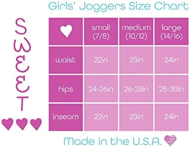 Слатки Срца Девојки Панталони-2 Пакет Супер Меки Атлетски Перформанси Џогер Панталони