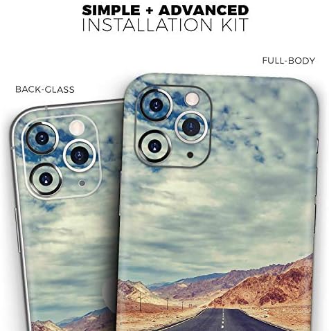 Пустински пат - ДизајнСинцнц Заштитна винил декларална обвивка за кожата компатибилен со Apple iPhone 11 Pro Max
