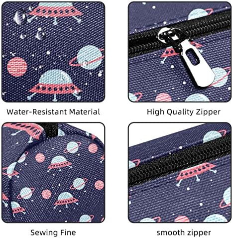 Универзум планети вселенски брод молив случај Студентска канцелариска торбичка торбичка патент пенкало торба шминка козметика торба за