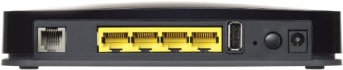Netgear Wireless -N 300 рутер со DSL модем DGN2200 - Безжичен рутер - DSL - 4 -порт прекинувач - 802.11b/g/n - работна површина