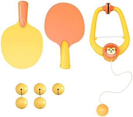 Колакси Внатрешен тенис за висина на тенис за преносни лопатки и топки вежбач за играчка за интеракција со родителска рамка за