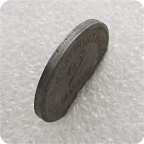 Предизвик монета врежана во 1915 година за риболов забава креативно американско 骷髅 монети микро колекција 201 -колекција Комеморативна колекција