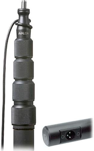 K-TEK KEG-100CCR Avalon серија на јаглеродни влакна микрофон со мелодичен кабел XLR, се протега 2'5 -8 '9 вклучува бесплатен