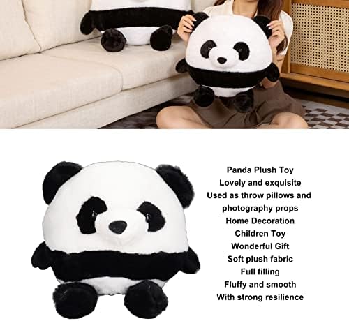 Симпатична цртана играчка падичка играчка, 11,8 инчи дома мека панда перница полнети животни фрлаат перница гушкање кукла подарок