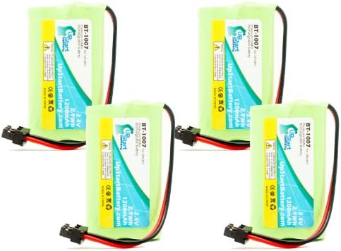 4 пакет - Замена за батеријата на Uniden EXP370CS - компатибилна со батеријата без безжичен телефон Uniden BT -1007