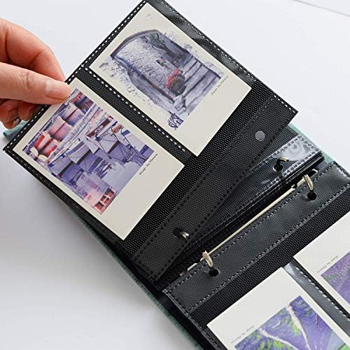 Урагани 100 џебови 3 инчи фото албум торбички за чување картички за чување картички колекција на билети за Fuji Instax Mini Liplay 9 8