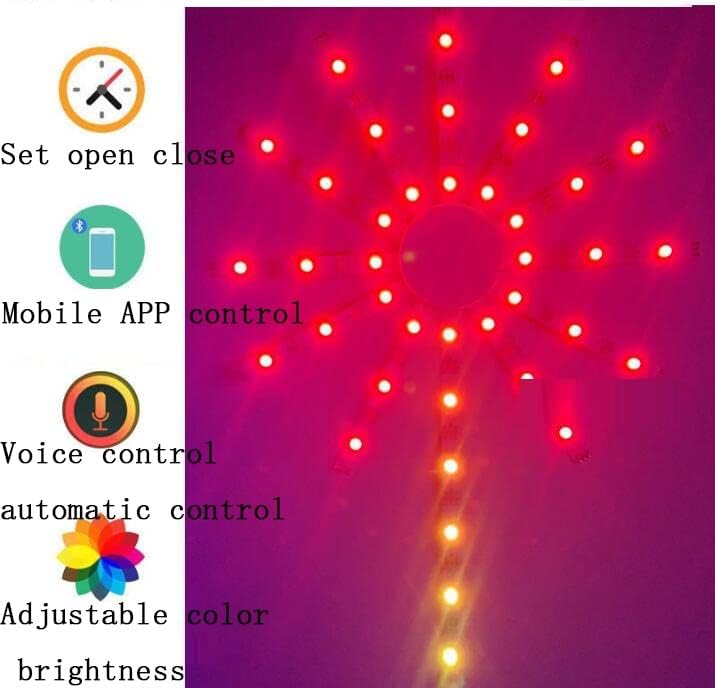TKHP лесна лента активирана со глас, 131 ефекти, USB-декоративни светла во боја, може да се користат во затворено и на отворено
