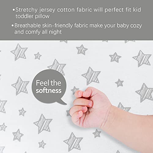 Перница за бебиња дете 2 пакет, дрес памук ултра мека бебе детска перница за спиење фитна перница големина 13 x 18 или 14 x19