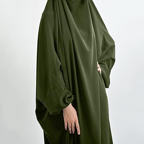 Абајас за жени муслимански елегантен фустан муслиманска облека за мажи исламски сет