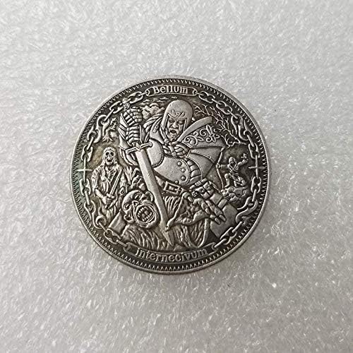 Антички занаетчиски воин сребрена монета Морган монета комеморативна монета странски монети 765Coin колекција комеморативна монета