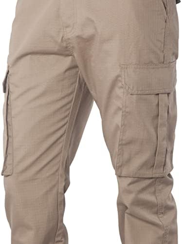 Панталони за работа со карго за мажи за мажи Ripstop пешачење на отворено тактички панталони
