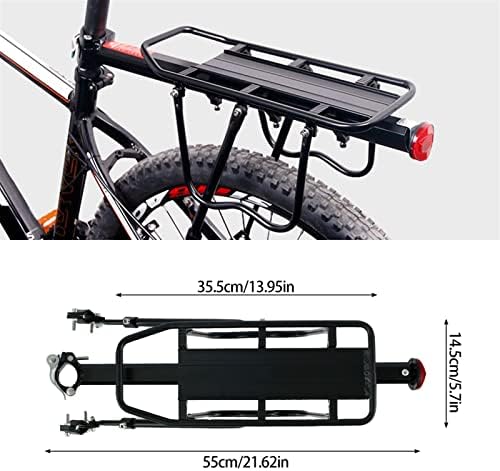 ZSFBIAO велосипедски багажник за решетки за задно решетка за велосипеди за прилагодување на алуминиумска легура за велосипеди со