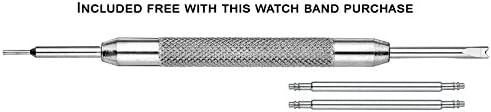НЕВЕРОЈАТЕН ИЗБОР алпски Спортски Обложен најлон ткаенина часовник бенд - 16мм-Црна/Црна