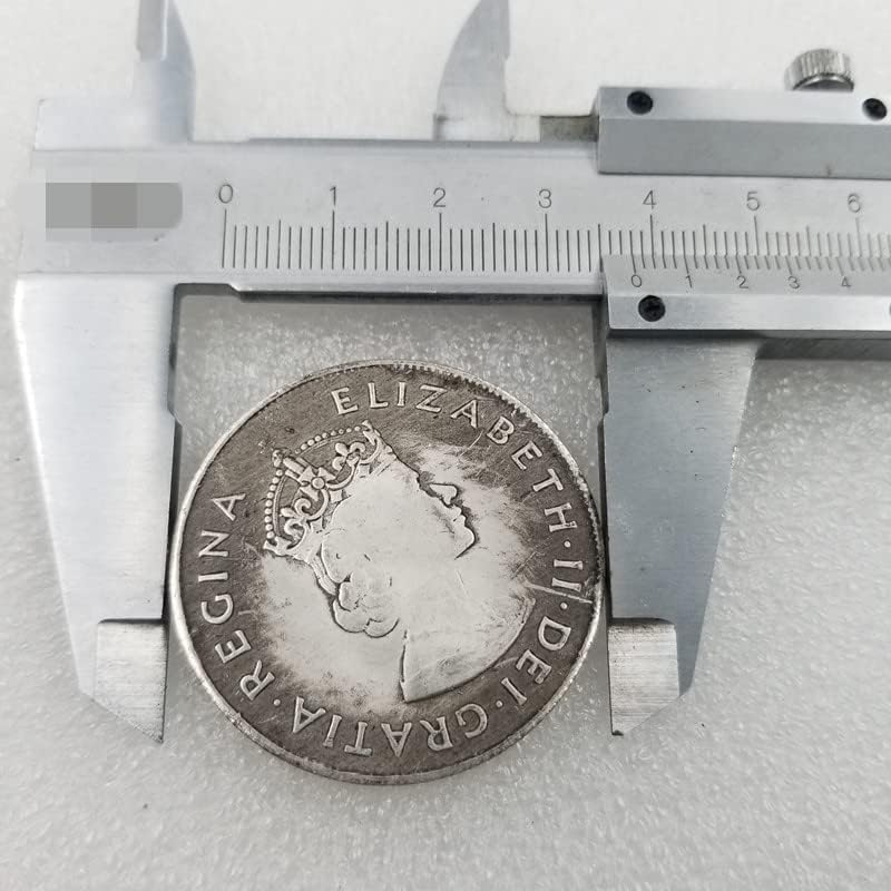Антички занаети 1959 Британски Елизабетан сребрен долар 021
