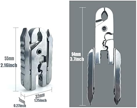 Повеќенаменски клешти на отворено Weilaikeqi повеќенаменски преносни шрафцигер мултифункционални преклопни клешти 10 во 1 мини клешти за истражување