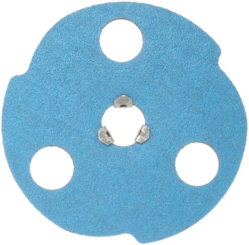 Нортон Bluefire F826p Avos Edger Speed-Lok Abrasive Disc, поддршка на влакна, алумина во цирконија, дијаметар од 5 , Grit 60