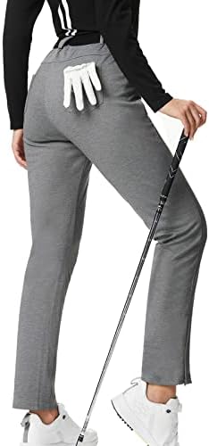 Jackек Смит женски голф -панталони се протегаат лесни деловни панталони со џебови