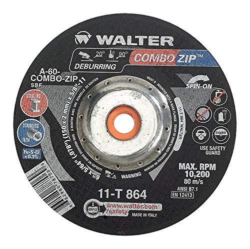 Walter Surface Technologies 11T864 Combo Zip Reatoff The Whigh Performance