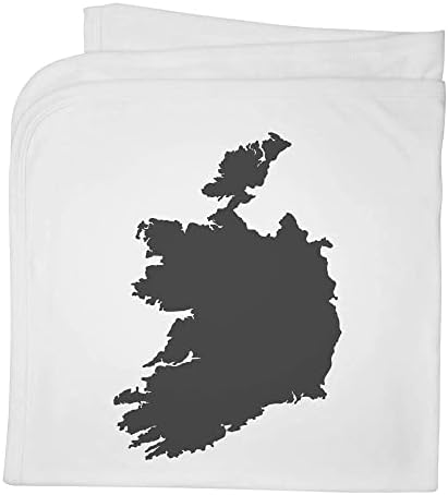 Азиеда „Ирска земја“ памучно бебе ќебе/шал