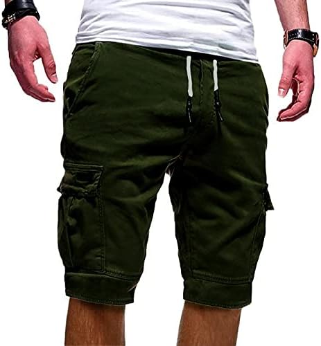 Машки шорцеви, машко летно секојдневно случајно на отворено, обични џебови со џебови, спортови алатки за алатки