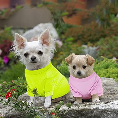 4 парчиња облека за кучиња за мали кучиња момче Чихуахуа облека облека миленичиња кутре облека кучиња кошула за мали кучиња облека и додатоци