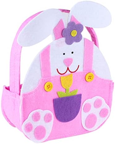 Абоофан велигденски зајаче торбички за зајаци корпи за зајаци за деца јута крпа торба за велигденски јајца играчки Кенди Велигденска