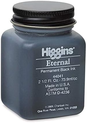 Хигинс црно вечно мастило, шише од 2,5 мл