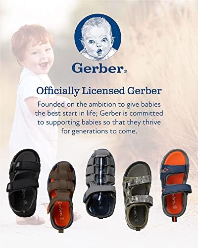 Сандали за момчиња на Гербер бебе - прилагодливи сандали за летни спортови