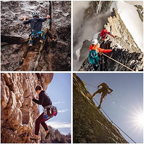 12мм искачувачки јаже, 10м 15м 20м статичко качување по карпи со 2 челични куки и торба, рапелинг јаже за искачување на дрвја за отворено,