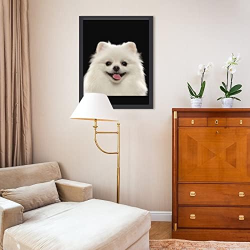 Бела померанска дрвена рамка за слики уметнички дела фотографии слики wallид дисплеј за домашно декоративно