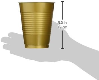 Амскан Пластични Чаши Голема Партија Пакет, 18 мл. 50цт. Злато