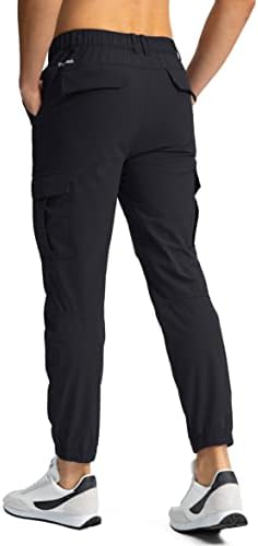 Машки пешачки панталони за пешачење со 7 џебови со 7 џебови, тенок вклопни џогери, голф карго работни панталони за мажи