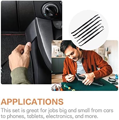 Могали 6-Парче Не-Маринг Пик И Прибар Сет, Вратата Панел Заштита Алатка За Автомобилската Аудио Опрема