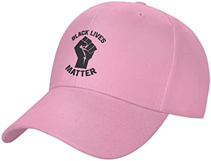 Црни животи материи за возрасни бејзбол капа, женски голф капа, прилагодлив маж, капа на маж