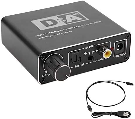 Вифемифицирајте 3,5 мм Џек Хифи Засилувач Пренослив Аудио Конвертор Дигитален Коаксијален Оптички Влакна Во Аналоген Р/Л Конвертор На Сигнал