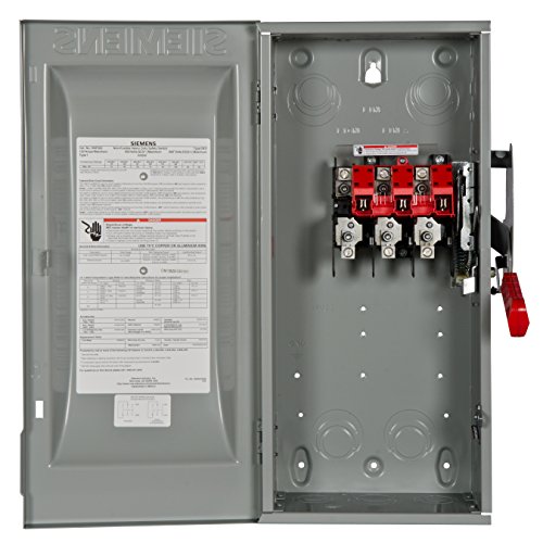 Siemens HNF363 100-AMP 3 Пол 600-Волт 3 жица не-фузирана безбедносна прекинувачи за безбедност на тешки