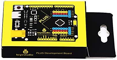 Одбор на Keyestudio Plus за Arduino UNO R3 со USB кабел Type-C, 3,3V 5V 1.5A излезна струја, помоќна контролорна табла