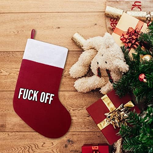 Ебам Божиќ виси порибување симпатична санта чорап за украси за украси на дрво украси подароци