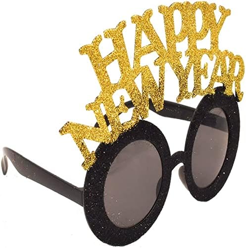 AVMBC 2023 Нова Година Очила за сонце Среќна Нова Година за очила за очила Фото штанд реквизити за очила за очила за новогодишна забава