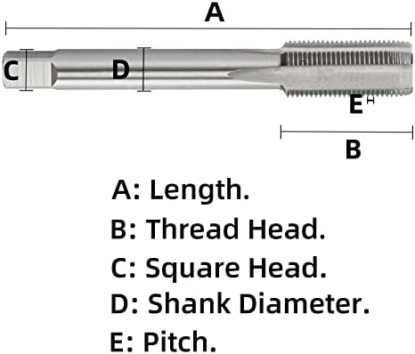 Aceteel метрика M18x1+0,1 Зголемување на чешма, HSS машина Thrap Допрете десна рака M18*1+0,1