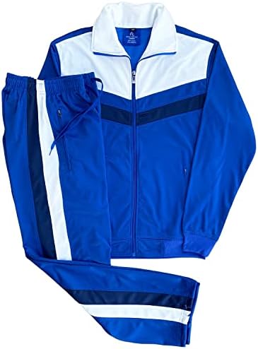 Машка RTGLAD ActiveWear Track Pant и Track Sports Sports Jogger Athatic Debutby 90 -тите сет на облека од 90 -тите