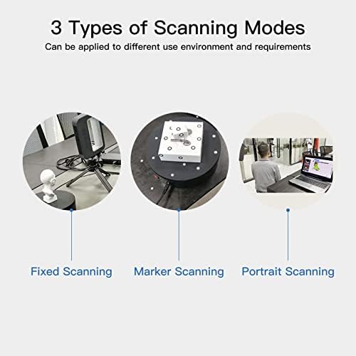 Xixian Handheld 3D скенер, Sense Pro Handheld Mobile 3D Scanner 3D Modeling Scanner Висока прецизност точност 0,3мм Поддршка OBJ/STL/PLY