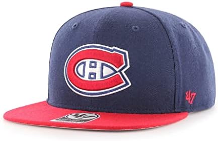 '47 Монтреал Канадиенс старо време хокеј сигурно затрупа капа за прилагодување на капа/црвена боја прилагодлива капа/црвена боја