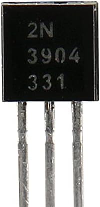 Baomain 100 PCS 2N3904 Три пина низ транзисторите на дупката NPN