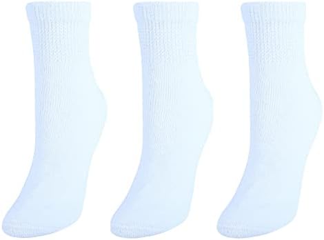 CTM® Women'sенски амортизирани чорапи со дијабетични глуждови